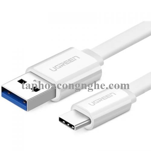 Ugreen 10691 0.5M màu Trắng Cáp USB TypeC sang USB 3.0 cáp dẹt US172 30010691